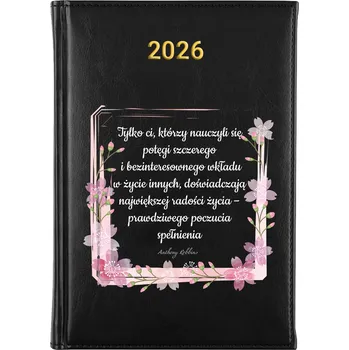 Kalendář Knižní kalendář 2026 A5 FunnyCase černý