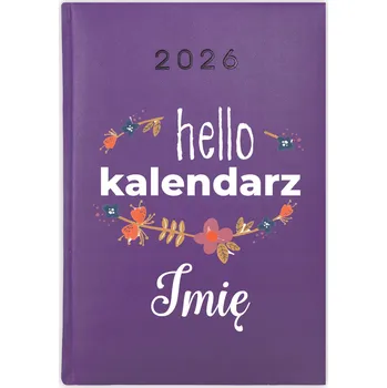 Kalendář Knihový kalendář 2026 A5 fialový