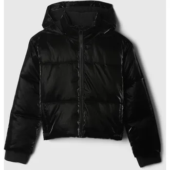 GAP Dětská prošívaná nepromokavá bunda ColdControl - Holky GAP černá 2981146