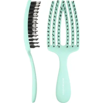 kartáč na vlasy Olivia Garden FINGERBRUSH MINI - mini fingerbrush kartáč na rozčesávání vlasů MINT