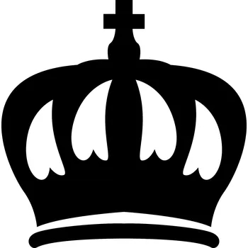 Samolepicí dekorace na vozidlo Samolepka na auto koruna krále