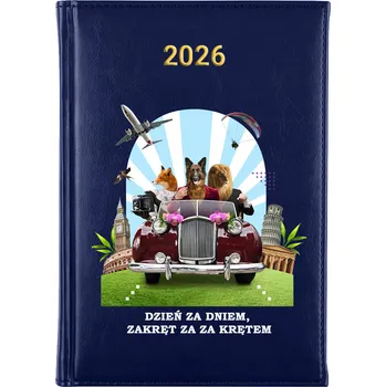 Kalendář Knižní kalendář 2026 A5 modrý