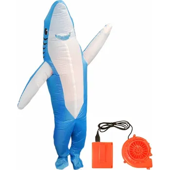 Karnevalový kostým Nafukovací KOSTÝM žralok 150-190 cm