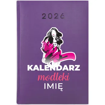 Kalendář Knižní kalendář 2026 A5 FunnyCase fialový