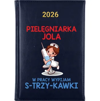 Kalendář Knižkový kalendář 2026 A5 FunnyCase modrý