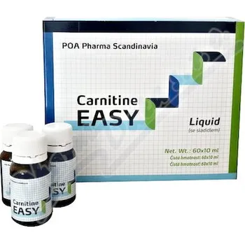 Spalovač tuku Carnitine EASY LIQUID por.sol. 60x10ml