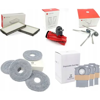 Sada příslušenství pro robotický vysavač Originální sada příslušenství Roborock Saros 10R - kartáče, filtry, mopy, sáčky