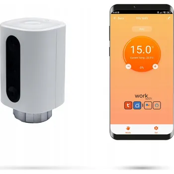 Hlavice pro radiátor Termostatická kartuše k radiátoru WiFi TUYA