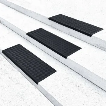 Rohožka Gumová rohožka na schody, nášlapka 25x75 cm