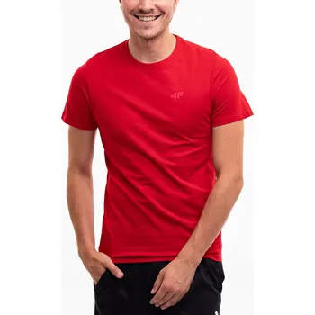 Pánské tričko Pánské tričko 4F H4L22-TSM352 vel. S EAN 5903609240660 ČERVENÉ
