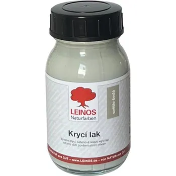 barva a nátěr na dřevo LEINOS 840.719 - Krycí lak saténově lesklý 100ml