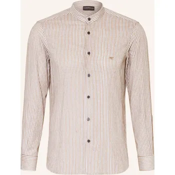 Emporio Armani Pánská Košile Regular Fit Se Stojáčkem, bílá /...