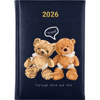 Kalendář Knižkový kalendář 2026 A5 FunnyCase modrý