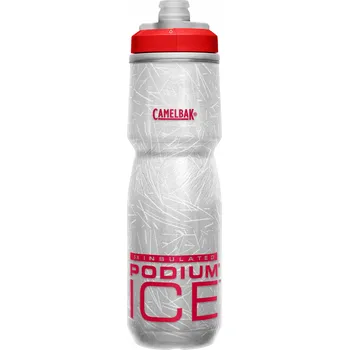 Láhev Lahev Na Pití na kolo CamelBak Podium ICE 620 ml červený