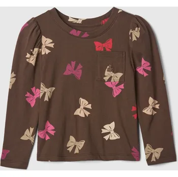 Dívčí oblečení GAP Baby tričko Mix & Match - Holky GAP hnědá 3130408