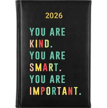 Diář Knižkový kalendář 2026 A5 černý