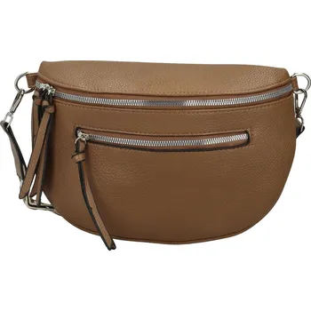 Ledvinka Módní dámská koženková kabelko-ledvinka Frieda, khaki