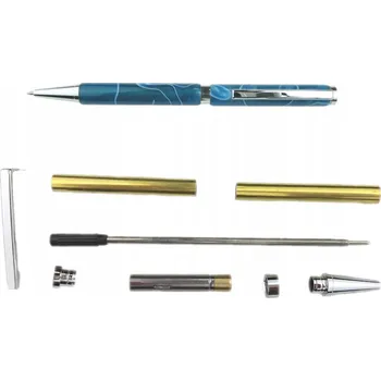 Vrták Sada pro montáž pera Slimline Chrome 7mm na soustruhu na dřevo