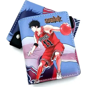 Peněženka Anime chainsaw man peněženka pochita makima | dětská peněženka, stylová peněženka - TMAVĚ MODRÁ