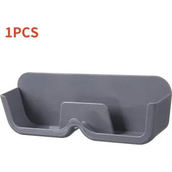 Úložný box Držák na brýle bez vrtání nástěnný | úložný organizér, závěsný stojan - Šedá-1 ks