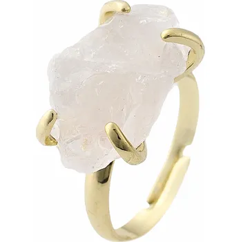 Kouzelnická sada Prsten pro čarodějku Surový křišťál 56 mm (US 8)