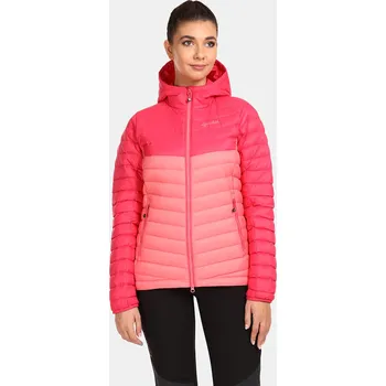 Dámská péřová bunda KILPI PYRAMIDEN-W UL0114KI RŮŽOVÁ 50