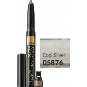 Oční stíny Avon Power Stay Oční stíny v tužce 16H Cool Silver