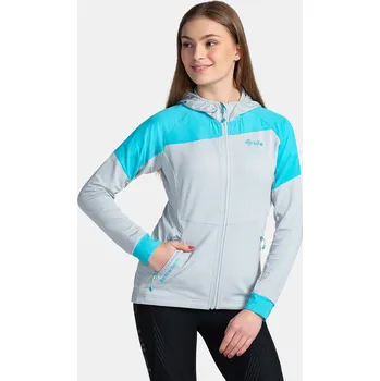 Dámské oblečení Dámská mikina KILPI MEMPHIS-W TL0201KI SVĚTLE ŠEDÁ 44