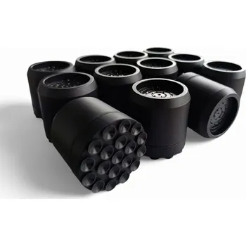 Podložka pod nábytek Podložky pod nábytek BOIVSHI Ø46mm 12 Ks Protiskluzové, výška 63mm, ČERNÉ