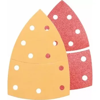 Brusný papír Brusné papíry pro delta brusky, 11otvorů Bosch /bal.25ks/, Expert for Wood, Best for Paint 102 x 62, 93 mm, 3x40, 6x80, 3x120, 3x180, 2x40, 2x80, 4x120, 2x180