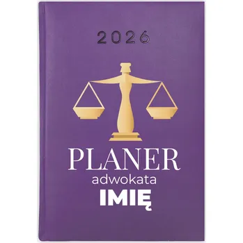 Kalendář Knižní kalendář 2026 A5 FunnyCase fialový