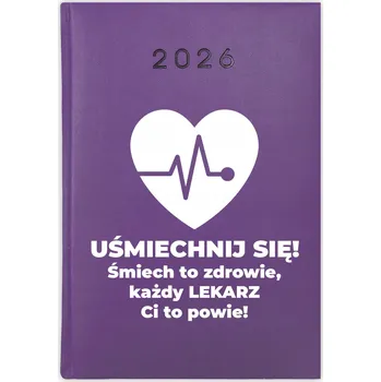 Kalendář Knižní kalendář 2026 A5 FunnyCase fialový