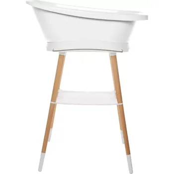 koupací vanička Bebe-Jou Sada digitální vaničky Sense Edition se stojanem White