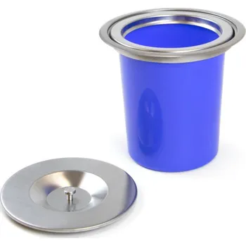 Odpadkový koš Odpadkový koš do pracovní desky s nerezovým víkem, 7l, prům. 270 mm, plast (Odpadkový koš do pracovní desky s nerezovým víkem, 7l, prům. 270 mm, plast)