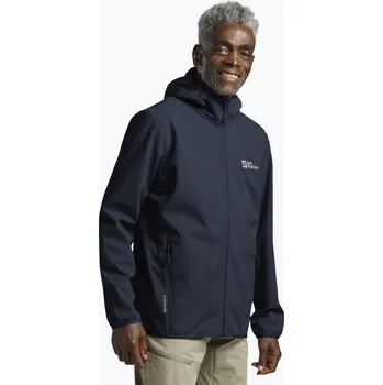 Pánská bunda Pánská softshellová bunda Jack Wolfskin Bornberg Hoody midnight sky