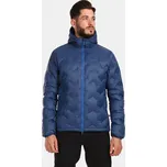 Pánská péřová bunda KILPI ALBERT-M UM0132KI TMAVĚ MODRÁ M