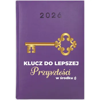 Kalendář Knihový kalendář 2026 A5 fialový