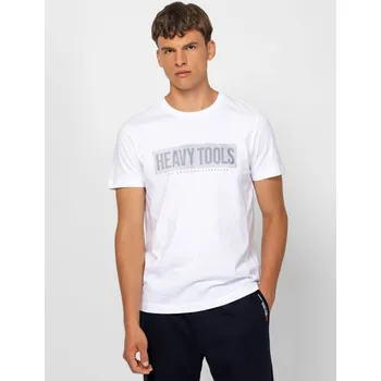 Pánské tričko Pánské tričko HEAVY TOOLS MAREEN Barva: White, Velikost: M