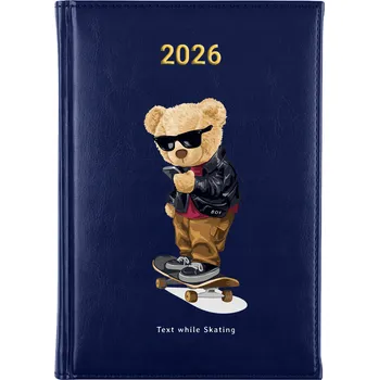 Kalendář Knižní kalendář 2026 A5 modrý