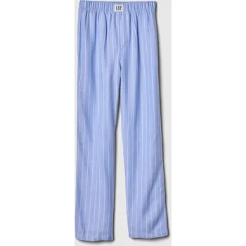 Pánské pyžamo GAP Dětské pyžamové flanelové kalhoty - Kluci GAP světle modrá 3255163