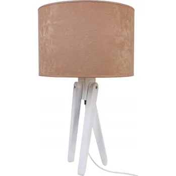 Lampička Stolní lampa Hellux béžová bezbarvá, béžová, hnědá, vícebarevná 60 W