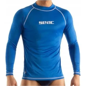 Pánské tričko Pánské UV tričko rashguard SEAC T-SUN modré s dlouhým rukávem L