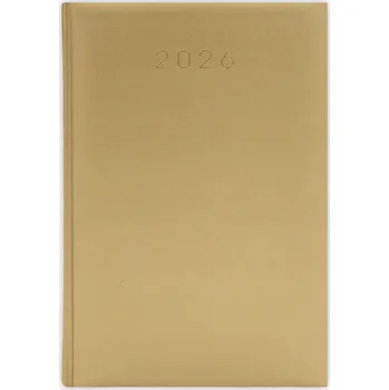 Kalendář Knižní kalendář 2026 A5 FunnyCase zlatý