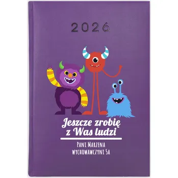 Kalendář Knižní kalendář 2026 A5 FunnyCase fialový