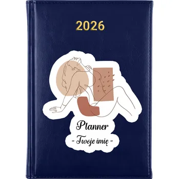 Kalendář Knižní kalendář 2026 A5 modrý