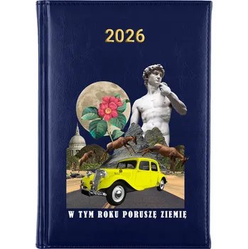 Kalendář Knižní kalendář 2026 A5 modrý