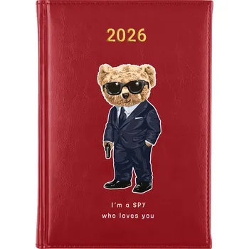 Kalendář Knižkový kalendář 2026 A5 FunnyCase modrý