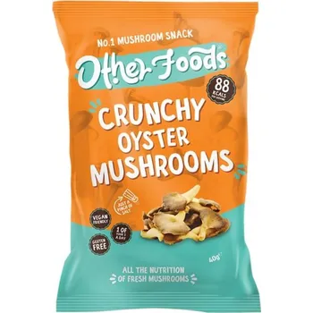 Slaná pochutina Other foods Křupavé houbové chipsy z hlívy ústřičné 40 g