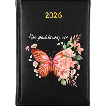 Kalendář Knižkový kalendář 2026 A5 černý