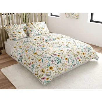 Povlečení Bavlněné povlečení MEADOW CHARM barevné Rozměr povlečení: 70 x 90 cm | 140 x 220 cm